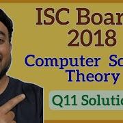 ISC Class 12 Computer Science Boards Theory 2018 Question 11 Solution Implement Stack
