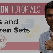 Python Tutorial 24 Sets And Frozen Sets