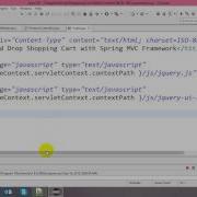 Drag And Drop Shopping Cart In Spring MVC Framework And JQuery