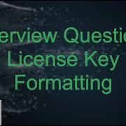 License Key Formatting LeetCode Google Capital One