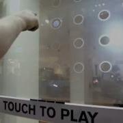 Volvo Pop Up Shop Interactive Retail Window Game Pro Display Interactive Screen