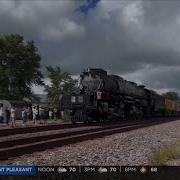 Big Boy No 4014 The Steam Locomotive Chugs Into Grand Mound And Sterling