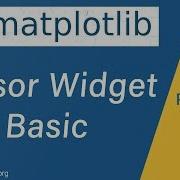 How To Create And Use The Matplotlib Cursor Widget In Python Python Data Visualization