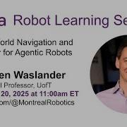 Steven Waslander Open World Navigation And Memory For Agentic Robots