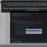 Basic RSS Reader Dapp IPhone SDK Tutorial
