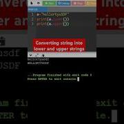Lower And Upper Method In Python Python Lower Upper Coding Interview Shorts