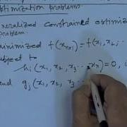 Mod 01 Lec 08 Solution Of Contraint Optimization Problems Karush Kuhn Tucker KKT Conditions