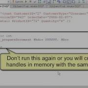 SQL2008DevVol5 Lab3 2 PreparingXMLGoodVideo