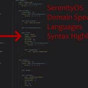 Syntax Highlighting Extension For SerenityOS DSLs Showcase
