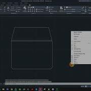 3 3 Cube Tool Box Sides Blue Print In AutoCAD