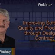 Improving Software Quality And Productivity Through Design By Contract Steve Tockey
