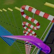 Straight Vs Snake Vs Platforms Down Water Slide Planet Coaster 2