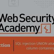 SQL Injection UNION Attack Finding A Column Containing Text