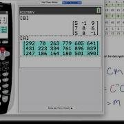 IB MAI HL 6 02 2 Solving Systems With Matrices Cryptography