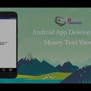 Android Studio Tutorial Money Text View
