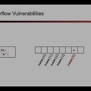 MemSafety2 Video 2 Buffer Overflow Vulnerabilities