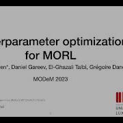 Hyperparameter Optimization For Multi Objective Reinforcement Learning