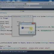 VB NET Tutorials Structured Exception Handling Try Catch Finally Block Statement Theory Practical