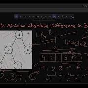 Leetcode 530 Minimum Absolute Difference In BST Efficient Solution