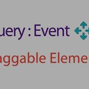 JQuery Event Draggable Element Tutorial
