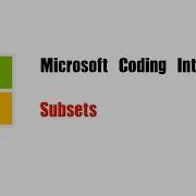 Microsoft Coding Interview Question Leetcode 78 Subsets