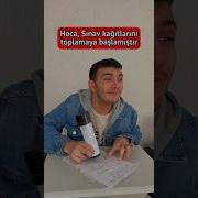 Hoca Sınav Kağıtlarını Toplamaya Başlamıştır Shorts