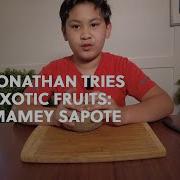 Jonathan Tries Exotic Fruits Mamey Sapote