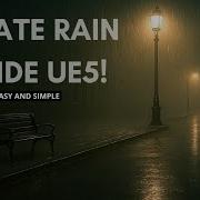 How To Make Realistic Rain In Unreal Engine 5 Easy Niagara Tutorial