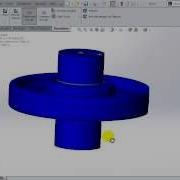 SolidWorks Simulation 2014 2D Contact Pressure Plot