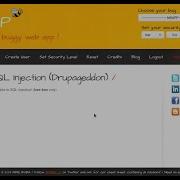 Drupal SQL Injection Drupageddon Low Security Level