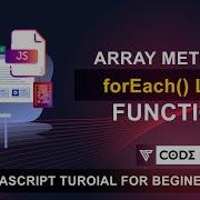 JavaScript Array Method ForEach Function Javascript Tutorial 34 BY CodePrime