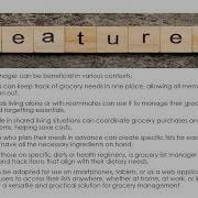 Grocery List Manager Java Video Assignment