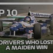 Top 10 Drivers Who Lost A Maiden Win