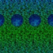 Blue And Green The Building Of A 3D Stereogram Illusion