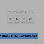 Tutorial Countdown Clock HTML JavaScript Seniman Koding