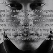 Eminem Brainless Lyrics On Screen Description Original Voices