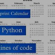How To Print Calendar Using Python