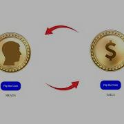 Coin Flip Using HTML CSS JAVASCRIPT