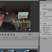 Анимация титров по ключевым кадрам в Adobe Premiere Elements