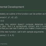 Python Unit II Incremental Development
