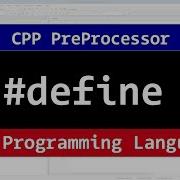 Define PreProcessor Directive C Video Tutorial