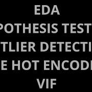 Data Preprocessing And Feature Engineering With Python Hypothesis Testing Outlier Detection