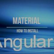 How To Install Angular Material In Angular6 2