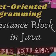 Instance Initialization Block In Java Simple Explanation With Program