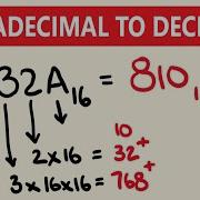 How To Convert Hexadecimal To Decimal