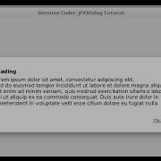 JavaFx JFoenix Tutorial 18 JFXDialog For Material Design Dialog