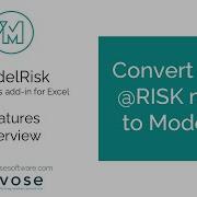 Convert Single RISK Model To ModelRisk