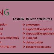 Атрибуты теста TestNG