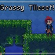 Pixel Art Class Grassy Platform Tileset Tutorial