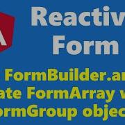 13 29 FormBuilder Array Function For FormArray With FormGroup Reactive Form Angular Series